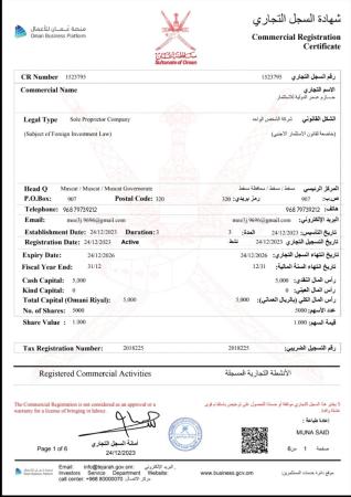 سجل تجاري للبيع