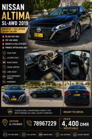 NISSAN ALTIMA SL-2019