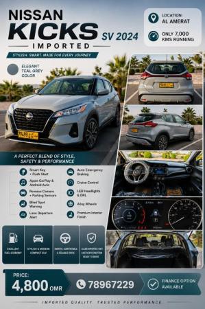 NISSAN KICKS SV-2024