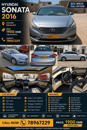 HYUNDAI SONATA-GLS-2016