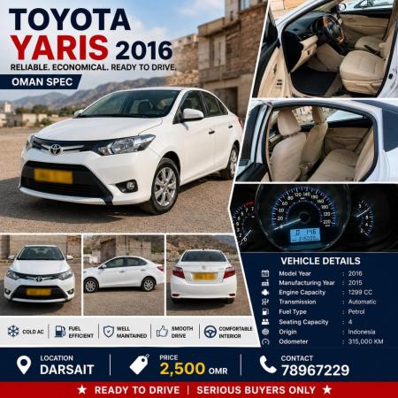 TOYOTA YARIS-2016