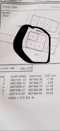للبيع 4 اراضي شبك سكنية ممتازة في المصنعة ابو عبالي الساحل