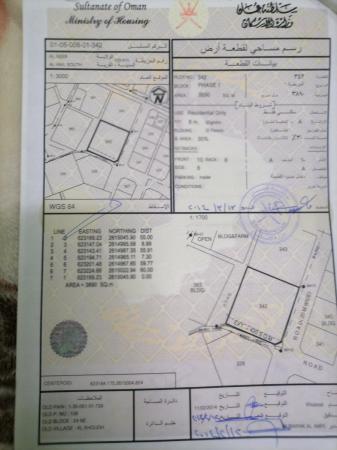 السيب الحيل الجنوبية للبيع ارض 3890 متر مزرعة على أرض سكنية