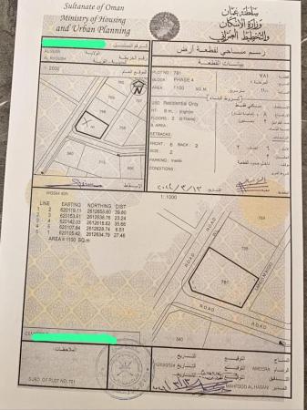 للبيع ارض سكنية ممتازة منطقة راقية في السيب الخوض السابعة