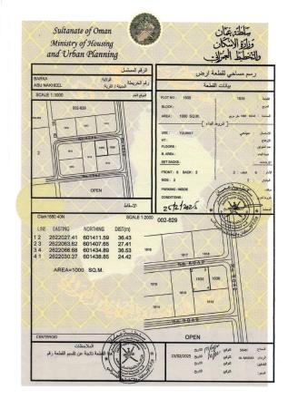 للبيع ارض سياحي ممتازة في بركاء أبو النخيل وسطية