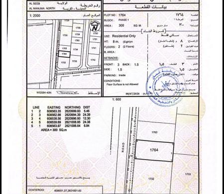 ارض سكنيه للبيع المنومه فرصه