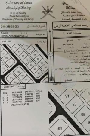 للبيع ارض سكنية ممتازة في السويق خضراء بورشيد 4 زاوية