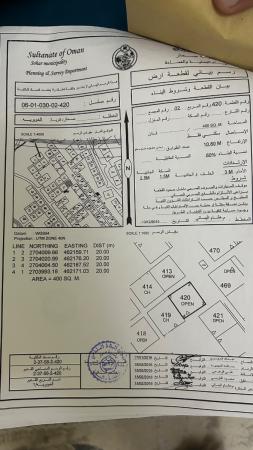 ارض للبيع الخويرية فلج القبائل صحار