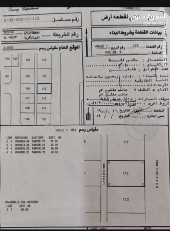 ارض سكنيه في الحزم الاولى الرستاق