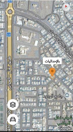 للبيع ارض كورنر 800 متر قريب جامع الودود