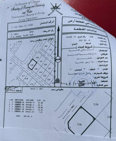 للبيع ارض سكنية ممتازة في العامرات مدينة النهضة مربع 15 كونر
