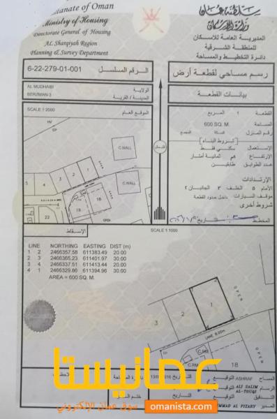 للبيع ارض سكنية كورنر