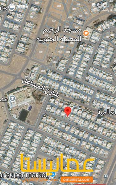 ارض سكنية للبيع في المعبيلة قريب شارع المشاعل