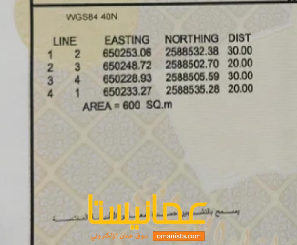 ارض سكنيه للبيع في العامرات الامتداد 1