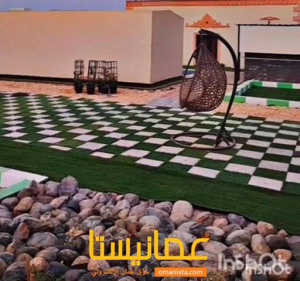 منزل للبيع مع نزل كامل مساحة 1200 متر