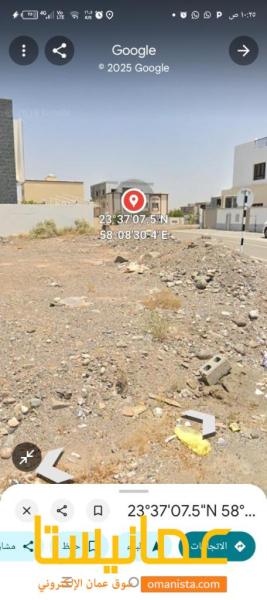 ارض سكنيه للبيع في المعبيله٦بالقرب من جامع الجليل