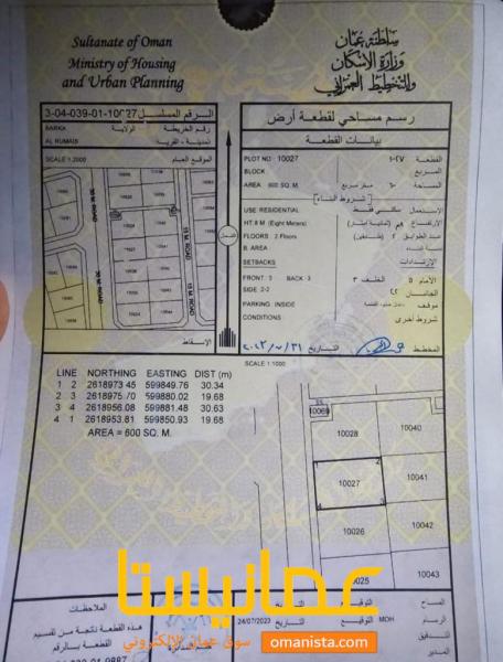 اخر قطعه في مخطط الرميس