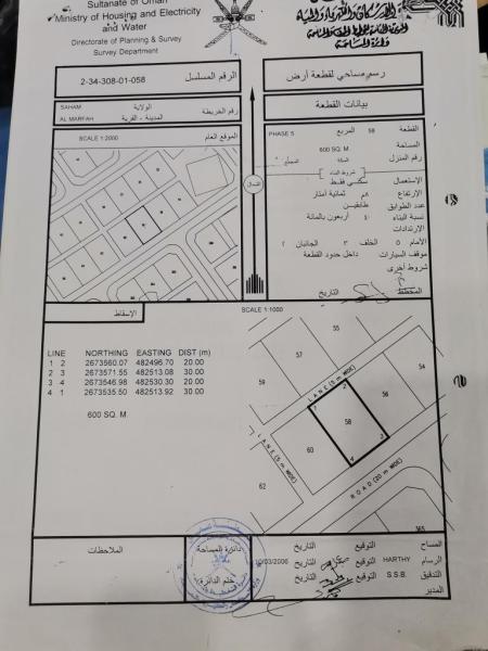 ارض سكنية في المرفع وسط المنازل من ارخص الاراضي