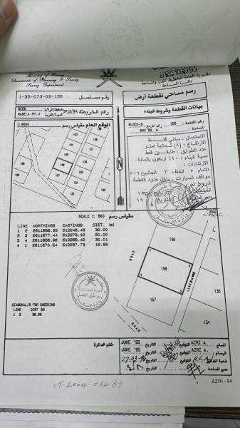 ارض للبيع في المعبيله الجنوبية