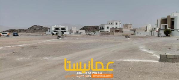 للبيع ارض سكينة في مرتفعات العامرات 8 على 1