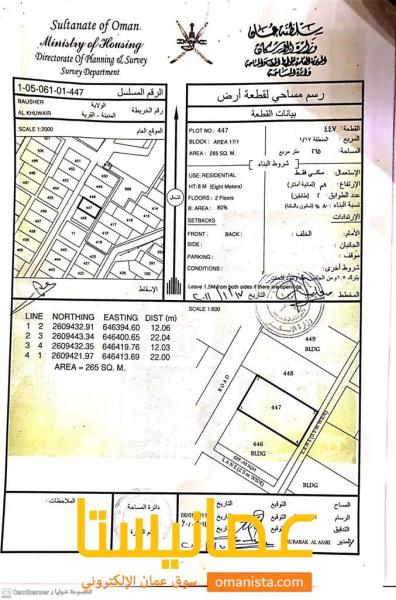 أرض سكنية في الخوير 1/17