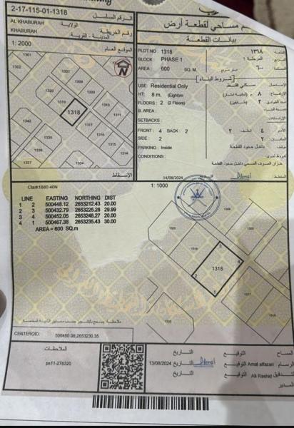 فرصه للاستثمار الخابورة الخابورة سكنيه للبيع