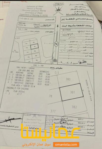 ارض صناعية في ولاية مرباط