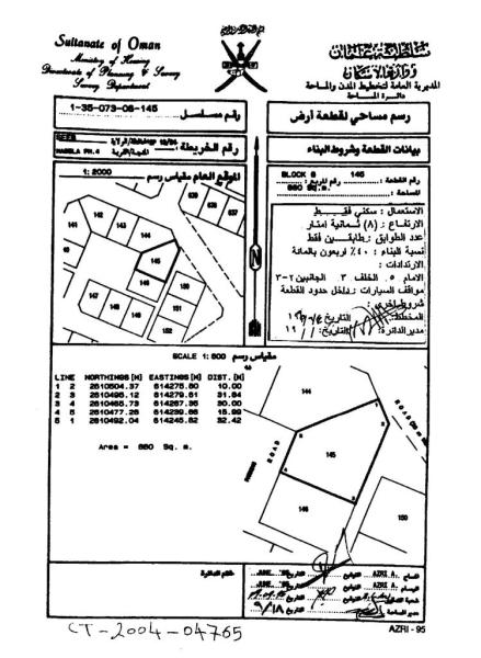 ارض سكنية للبيع المعبيله 880 متر قريب الطريق السريع